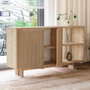 Hanah Home Consola Ravello Roble Cálido y Roble Zafiro